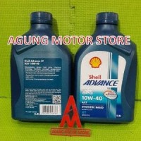Oli Mesin Shell AX7 (0,8L) / Shell Advance AX7 10W/40 4T (0,8L)