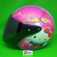 Helm anak Hellokity usia 4-8 tahun