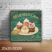 Jual HIASAN DINDING POSTER KAYU WALL DECOR DEKORASI RUMAH CAFE VINTAGE Murah