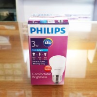 Garansi Toko 1 Tahun Lampu Philips LED 3W 3 Watt Putih Cool Daylight