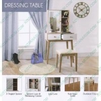 meja rias curla olympic drt 0881139 scandinavian coklat putih bandung