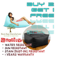 Murah Paket Hemat 2 Triangle 1 Big Cube Beanbags Kursi Sofa Santai