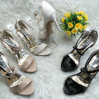 Jual TMT HIGH HEELS TALI SILANG / SEPATU TUMIT WANITA IMPORT MURAH / ARISAN Murah
