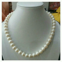 perhiasan kalung full mutiara tawar / mutiara lombok / mutiara asli