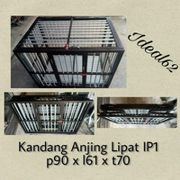 Kandang Anjing Lipat IP1 Aluminium