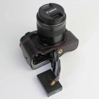 HALF CASE CANON EOS M3 LEATHER CASING COVER CAMERA KAMERA MIRRORLESS