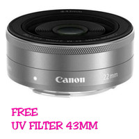 Jual LENSA CANON EF-M 22MM 1.2 STM/LENSA MIRORRLESS FOR EOS M Murah