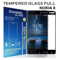 Tempered Glass Ranmel Screen Guard Nokia 8 Full Black