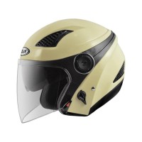 Stok Terbatas!! Helm Zeus Zs610 Z610 Ivory Open Face Double Visor
