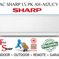 AC Sharp 1.5 PK AH-A12UCY Original Garansi Resmi Pendingin Ruangan