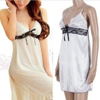 Baju Tidur Wanita / Sexy Lingerie Warna Putih / WHT005 Baju Tidur