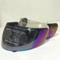 kaca helm bmc star blade dll merk CLEAR khusus pelangi