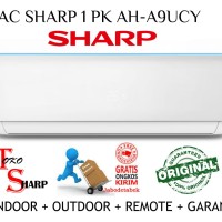 AC Sharp 1 PK AH-A9UCY Original Garansi Resmi 1th Pendingin Ruangan