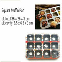 Jual Loyang Pan Square Muffin Murah