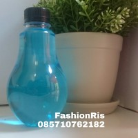 Jual Botol Bohlam 300ml / Botol Lampu 300 ml / Botol Jus, Thai Tea, Pudot Murah