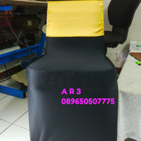 sarung /cover kursi ketat warna hitam FUTURA 405