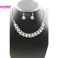 Set Perhiasan Pesta / Kalung Anting Pesta /Kalung Set Pengantin Grosir