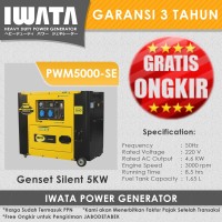 Genset Diesel IWATA 5Kva Silent - PWM5000-SE