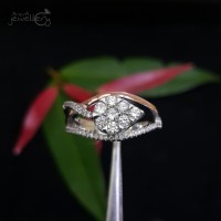 Terbaru Say Cincin Emas Putih Full Berlian Eropa