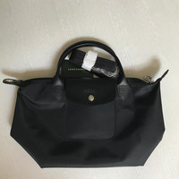 tas Longchamp neo black original size Medium