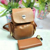 tas wanita cantik terbaru dan termurah 3in1 Ransel Furla Kd
