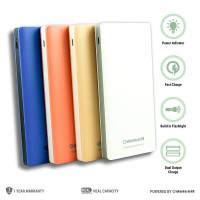 POWERBANK DELCELL ECO SLIM 10000MAH REAL CAPACITY 100% Product Asli