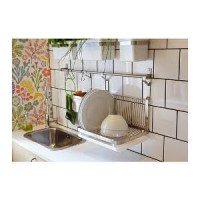 IKEA GRUNDTAL Pengering Piring - Rak piring - Stainless steel, Diskon