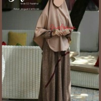 Gamis Salma HAzelnut SHAFEEYA size M