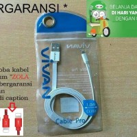 Kabel Data CL 100 Lightning Iphone 5 6 Ipad Mini 100 cm Vivan