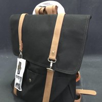 Jual Street Corner - Gustav Backpack UK Waterproof Canvas & Leather Murah