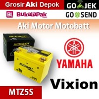 Aki kering gel Vixion Yamaha MOTOBATT MTZ5S accu motor u/ GS Yuasa