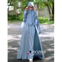 Gamis Syari Elegan Mewah Busana Muslim Wanita Modern NAJWA Or Terlaris