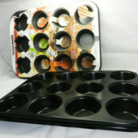 Jual Loyang Cupcake / Muffin Pan 12 Hole Murah