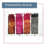 Jual Pashmina Motif Batik dan Pekalongan Terbaru Grosir Murah Murah