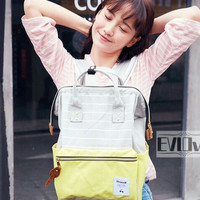 tas wanita anello merah kuning hijau anelo backpack korea jepang