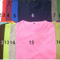 Jual Grosir Kaos Polos Murah Nyaman Dipakai Bahan Katun Combed 30s