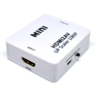 CONVERTER HDMI PS3 PS4 TO VIDEO AV RCA PORT LCD TV TABUNG MONITOR KE