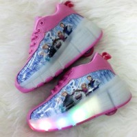 Sepatu Kets Roda Frozen , untuk Anak Cewe / Perempuan