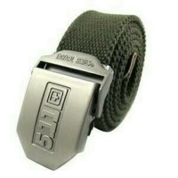 Sabuk Ikat Pinggang pria 5.11 Import Kepala besi - Gesper Army 511