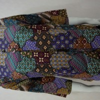 DNS OBLREG009 OBLONG MOTIF BATIK TAMBAL WANITA BIRU