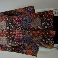 DNS OBLREG011 OBLONG MOTIF BATIK TAMBAL WANITA UNGU