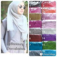 Jual PASHMINA RAWIS KUSUT | OMBRE | PASMINA POLOS WLY58 Murah
