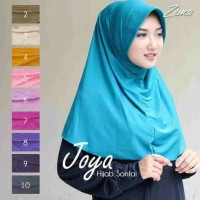 JOYA HIJAB CANTIK SANTAI | BERGO OVAL | HIJAB CANTIK PET POLOS WLY58