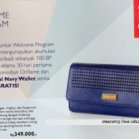 royal navy wallet oriflame II dompet oriflame II wallet