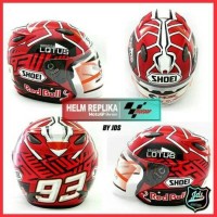HELM CUSTOM REPLIKA BASIC INK CENTRO MEREK SHOEI MOTO GP SERIES (2)