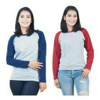 kaos couple baju couple pasangan seragam keluarga raglan kaos polos