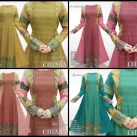 Jual Maxi Dress Chiara wanita model gamis muslimah baju pesta terbaru Murah