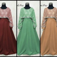 Jual Gamis muslimah model baju pesta terbaru Murah