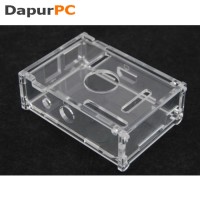 Case Acrylic untuk Raspberry Pi Model B | Transparent MURAH