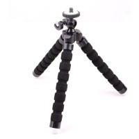 Tripod Mini Action Camera Mini Tripod Octopus Action Camera Black